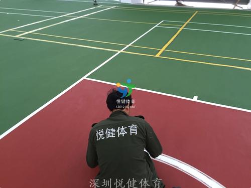 七星湾游艇会 室内篮球场 深圳市悦健体育 篮球场施工建设 球场承建